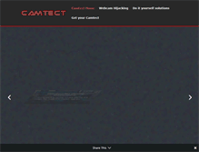 Tablet Screenshot of camtect.com